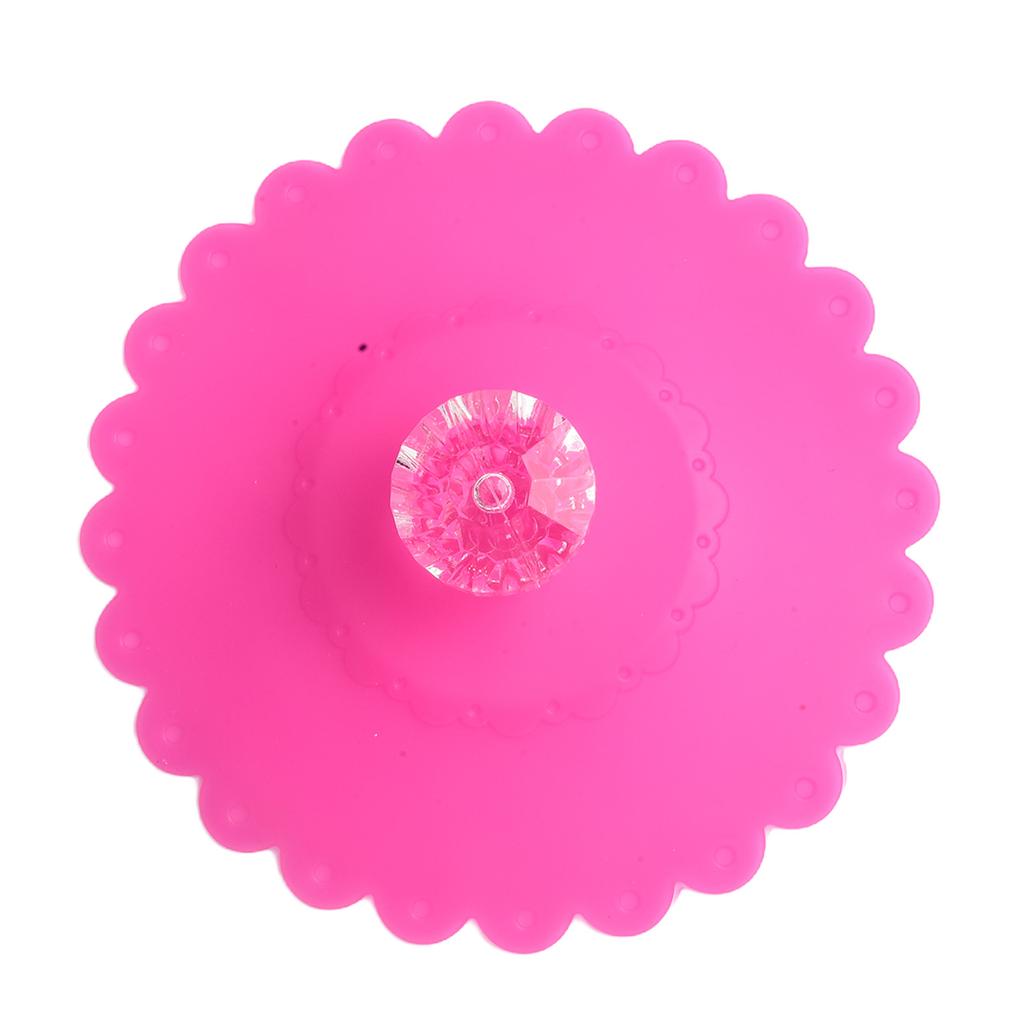 Cup Lids Lids Colorful Diamond Handle Kitchen Supplies