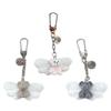 Fashionable Lovely Small Flocking Bear Pendant Charm Portable for Keychain and Phone Accessory Decoration Daily Use