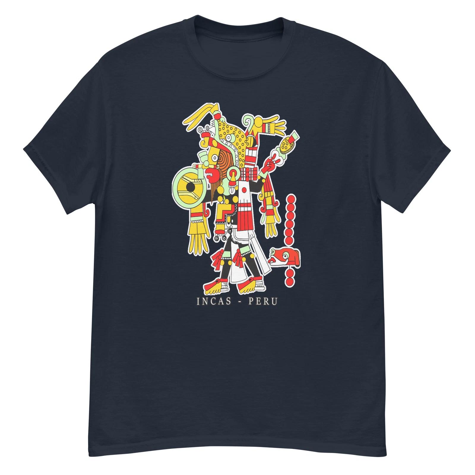 INCA PERU AWESOME TRIBUTE TO GREAT CUTURE GRAPHIC T SHIRT Men s classic tee S