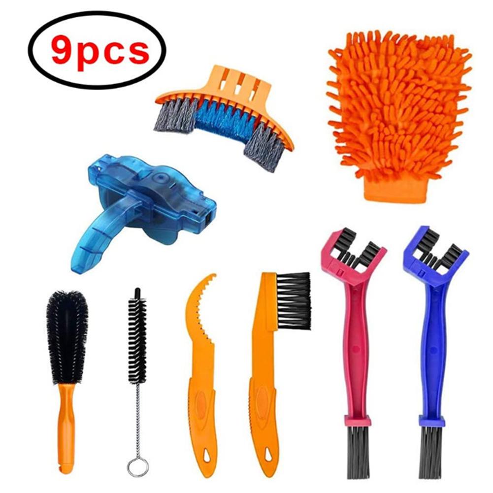 Portable Bicycle  Cleaner Set MTB Cleaning Brush Chain Cleaner Outdoor Riding Bicycle Cleaning Kit