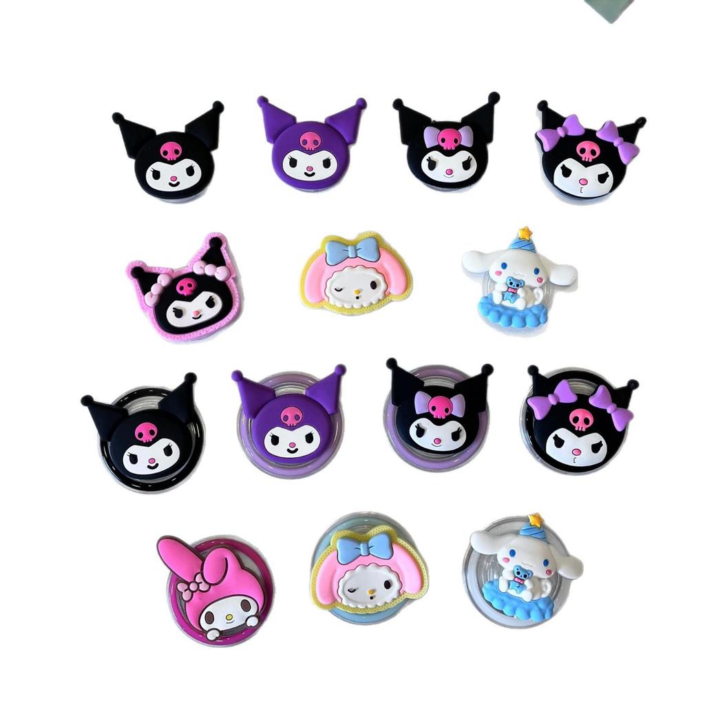 Kuromi & My Melody MagSafe Magnetic Phone Case with Silicone Stand