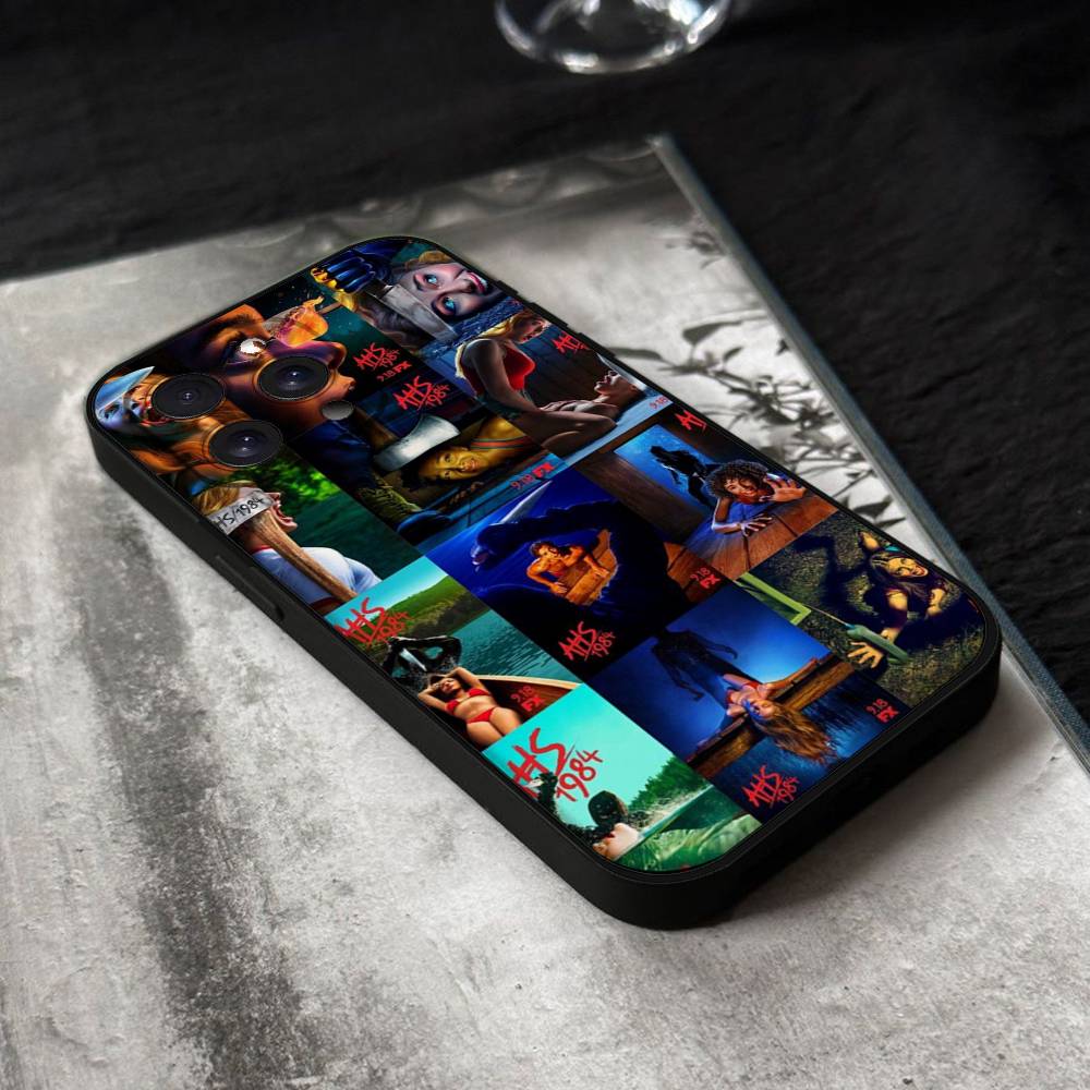 American Horror Story AHS 1984 Phone Case For IPhone 17,16,15,14,13,12,11 Plus,Pro,Max,XR,XS,X,7,8 Plus,Mini Black Silicone Soft