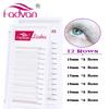 Easy Fan Eyelashes White Colored Lash Extension Makeup Party Club Natural False Eyelashes Professional Grafting Tools