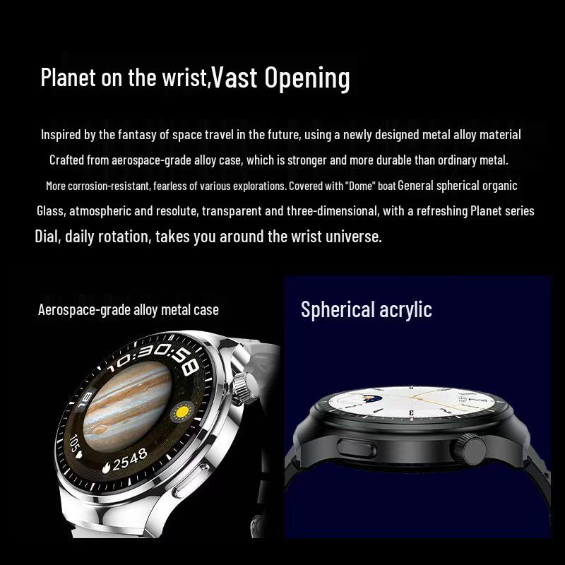 2025 Best-Selling Black Tech Multifunctional Waterproof Sports Watch with True Heart Rate Monitoring