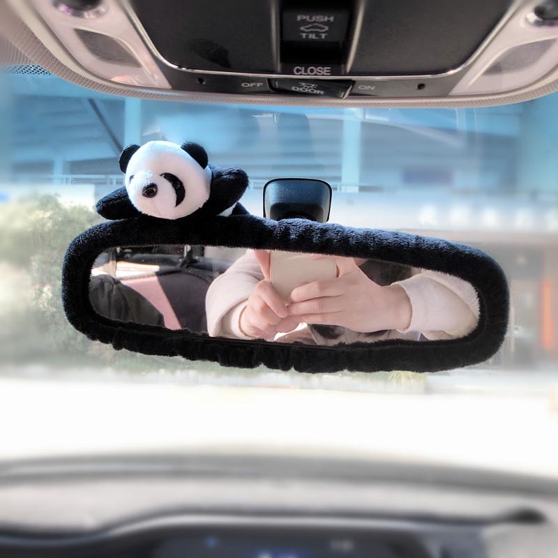 

Различные плюшевые панды Аксессуары для интерьера Защитный чехол Втулки переключения передач Чехлы на руль Подушка для шеи Аксессуары для ремней безопасности