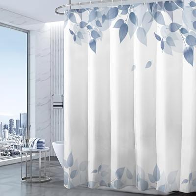 Various Style Shower Curtain With Hooks Waterproof Easy Install Simple Clean For Home Hotel Dorm Bathroom