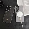 For Samsung Galaxy S23 S24 S25 Ultra Plus Case KIGC Style Series Strong Magnetism Wireless Charging Matte Leather Back Cover