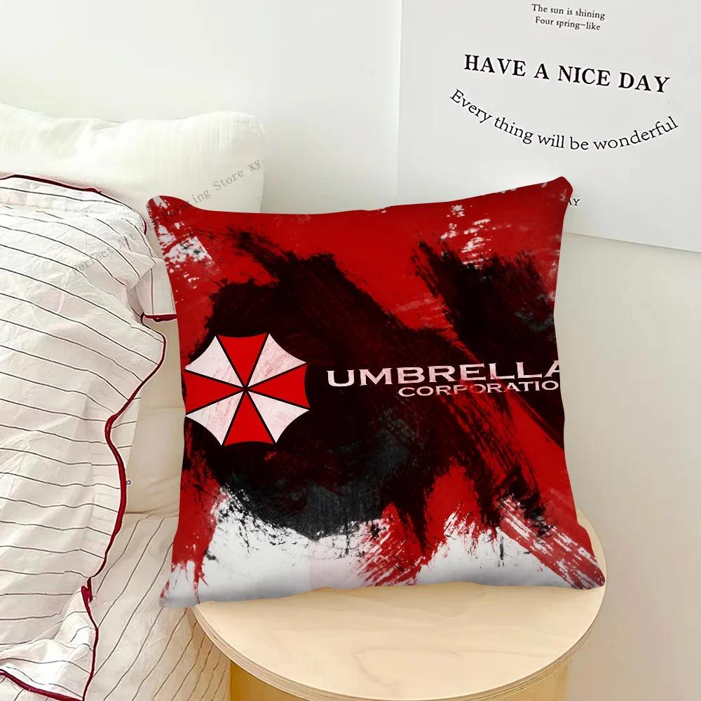 Resident Evil 4 Game Pillow Case Fashion Square Pillowcase Bedroom Sofa Room Ins Decoration Leisure Cushion Cover 40x40