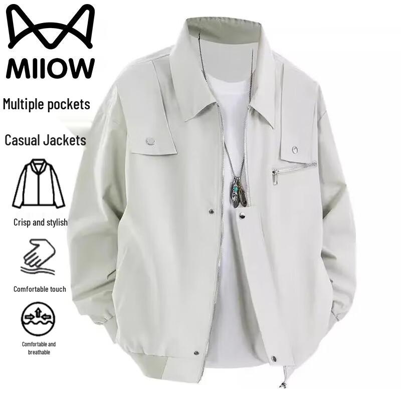 

MaoRen Men s Fall/Winter Lapel Jacket M