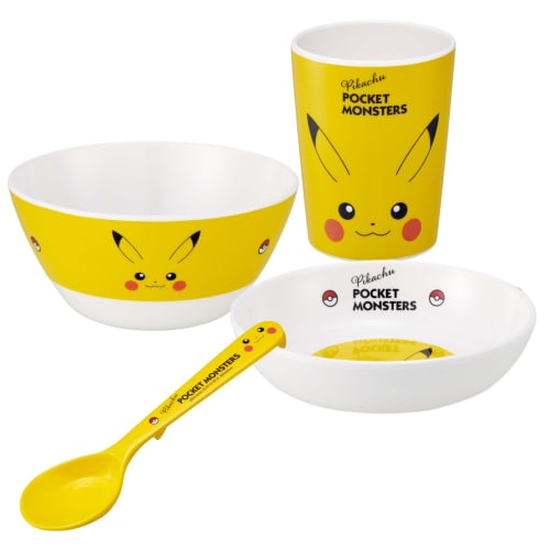 Skater Melamine Small Plate Pocket Monster Pikachu Face 13cm MBL3P-A