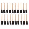 20Pcs Length 15cm Foam Paint Brush Wood Paint Sponge Brush Durable Sponge Painting Set  for Acrylics