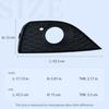 For Seat Ibiza 2009 2010 2011 2012 Fog Lamp Frame Front Bumper Lower Fog Light Grille Cover Trim 6J0853665A 6J0853666A
