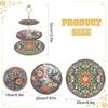 3-Tier Mandala Diamond Art Cake Stand Kit Acrylic Diamond Art Tray for Weddings Birthdays Thanksgiving Elegant Table Decor