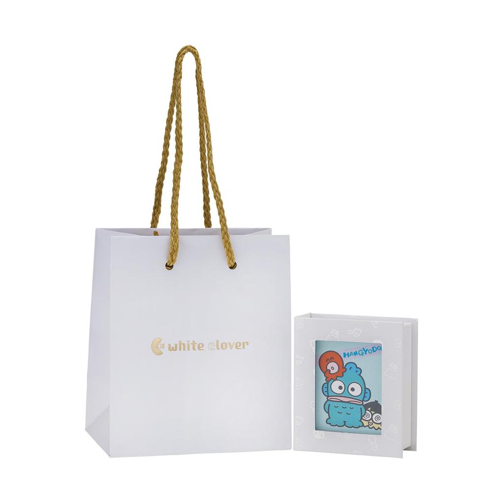 White Clover Hangyodon Sanrio Open Happy Silver Surgical Stainless Cubic Rhodium Original Box Jewelry Women's Necklace, 40cm, Characters, Heart,