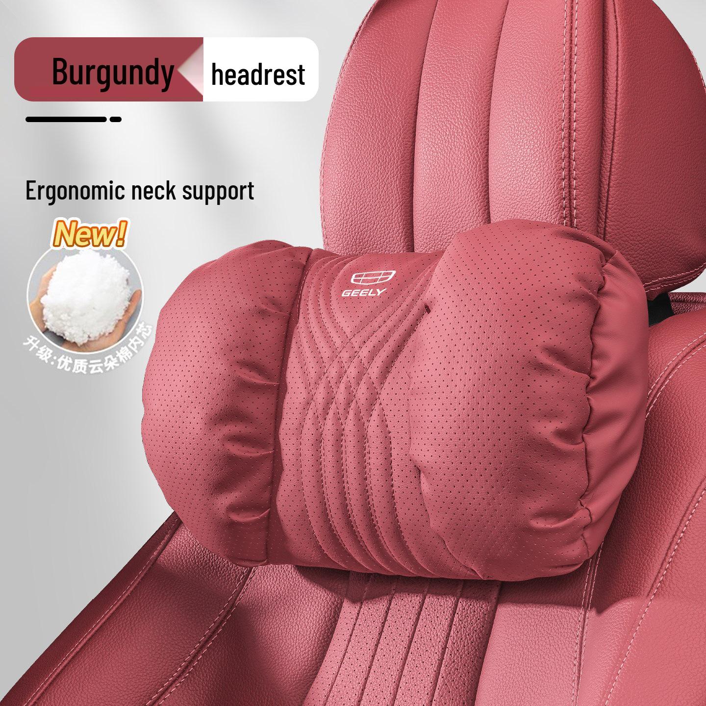 All-Season Headrest & Lumbar Support for Geely Models: Xingyuan, Emgrand, Binyue, Xingyue, Galaxy e5, L7