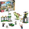 LEGO Jurassic World T-Rex Escape Building Toy for Kids Ages 4-6, Educational Blocks, Dinosaur Theme