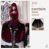 Dark Gothic Halloween Costume Ladies Dress Dovetail Witch Vampire Bride Show Costume