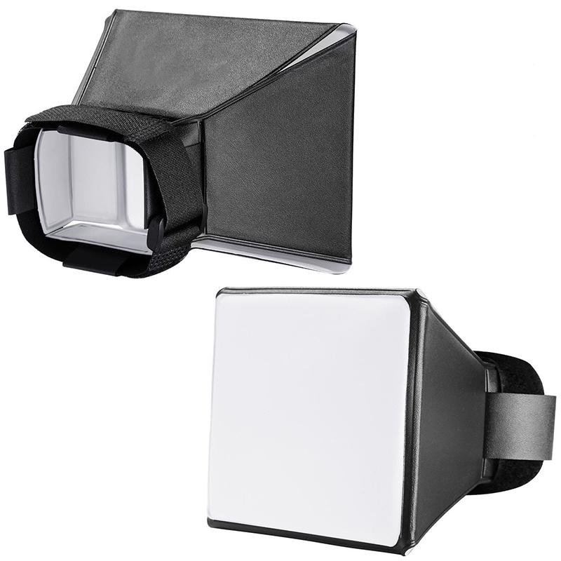 Universal Foldable Flash Diffuser Softbox Professional Mini Photo Diffuser Soft Light Box For Canon Nikon Sony Camera
