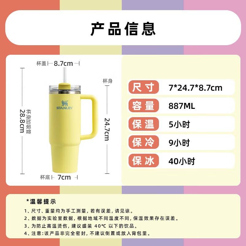 STANLEY Insulated Stainless Steel Straw Tumbler