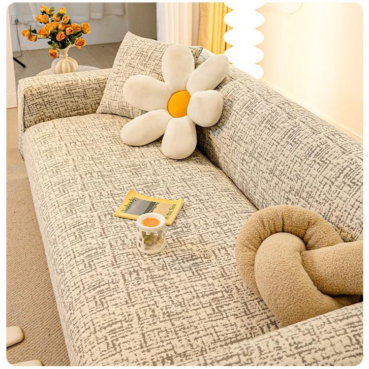 Universal Elastic Sofa Cover for All Seasons New Anti Cat Scratch Straight Sofa Cover All Inclusive Universal Protective Cover
