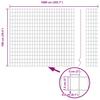 Euro Fence Gray 1 X 10 M PVC Coated Iron
