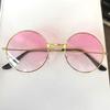 Retro Round Metal Sunglasses - Unisex Prince & Harry Potter Style, Perfect for Weddings