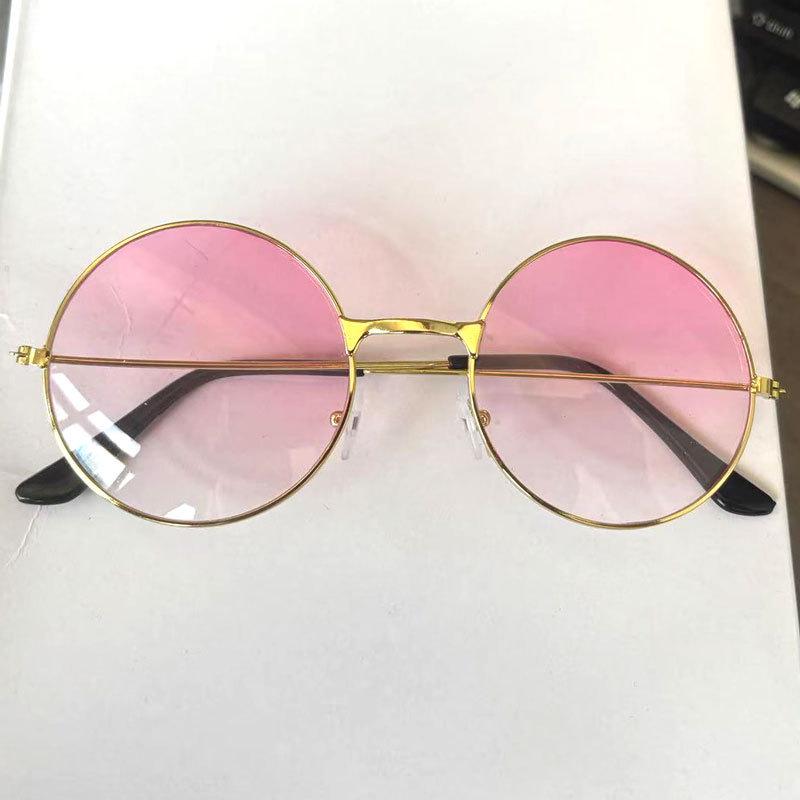 Retro Round Metal Sunglasses - Unisex Prince & Harry Potter Style, Perfect for Weddings