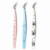 Stainless Steel Curved Tweezers Anti-static High Precision 1Pcs for DIY Sticker Craft Jewelry Repair Handicraft Work