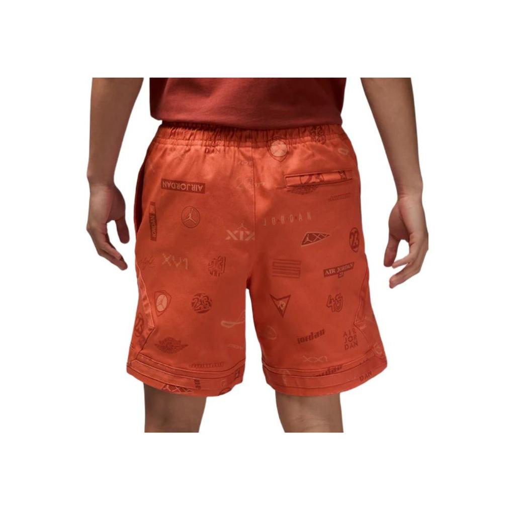 New Nike Casual Shorts Men Orange DX9725-812