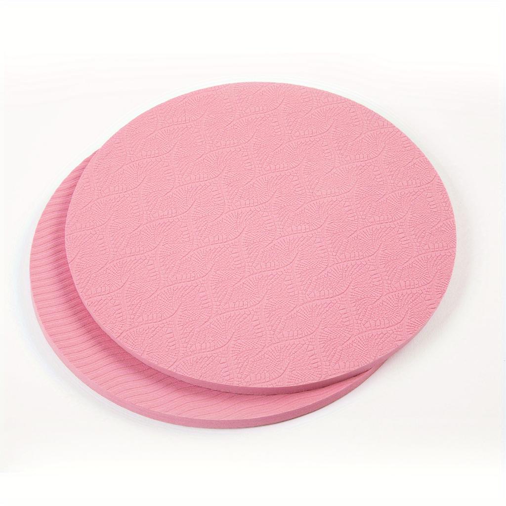 2Pcs Solid Color TPE Knee Pads - Plank Supports Balance Pad, Abdominal Wheel Fitness Cushion For Knee Elbow Protection
