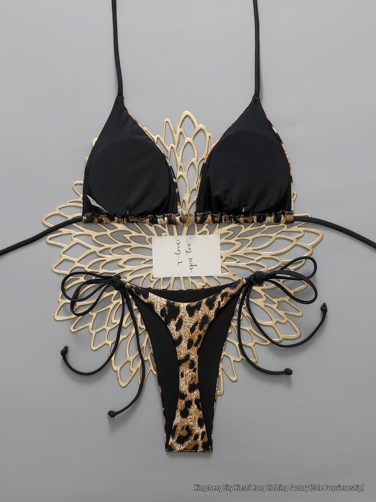 Leopard Print Thong Bikini Swimsuit - Sexy & Stylish 2026