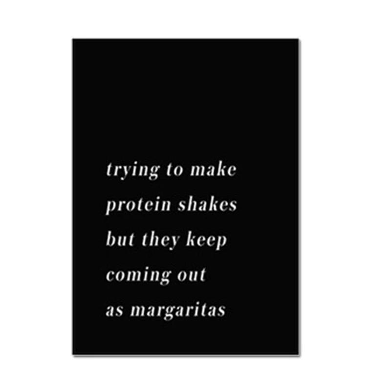 Nordic Style Motivational Quote Text Letters Print Art Canvas Poster for Living Room Decoration Home Wall Decor Picture