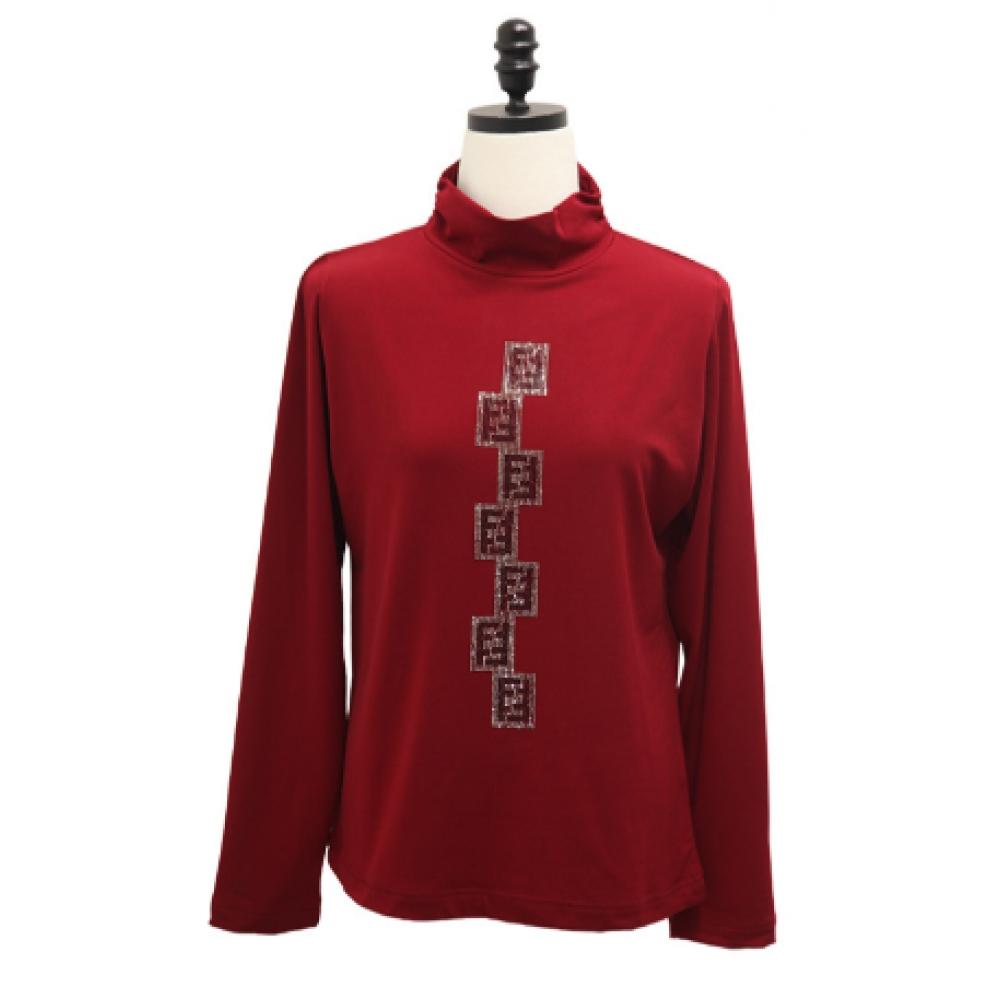 Shiz Madam PleaTed Polo T shirT For Mom 60s T57465