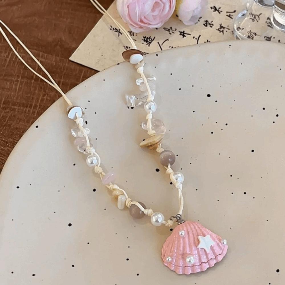 Beach Surfer Starfish Shell Choker Dopamine Bead Trendy Beach Necklace  Holiday Choker