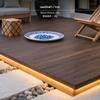 1kg Wood Wax Oil, Transparent Walnut, Waterproof, Outdoor Protective Paint Black Walnut