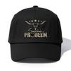 Pc SOMEBODYS PROBLEM Print Baseball Cap for Adults Minimalist Retro Style Casual Soft Adjustable Dad Hat Perfect As Gift