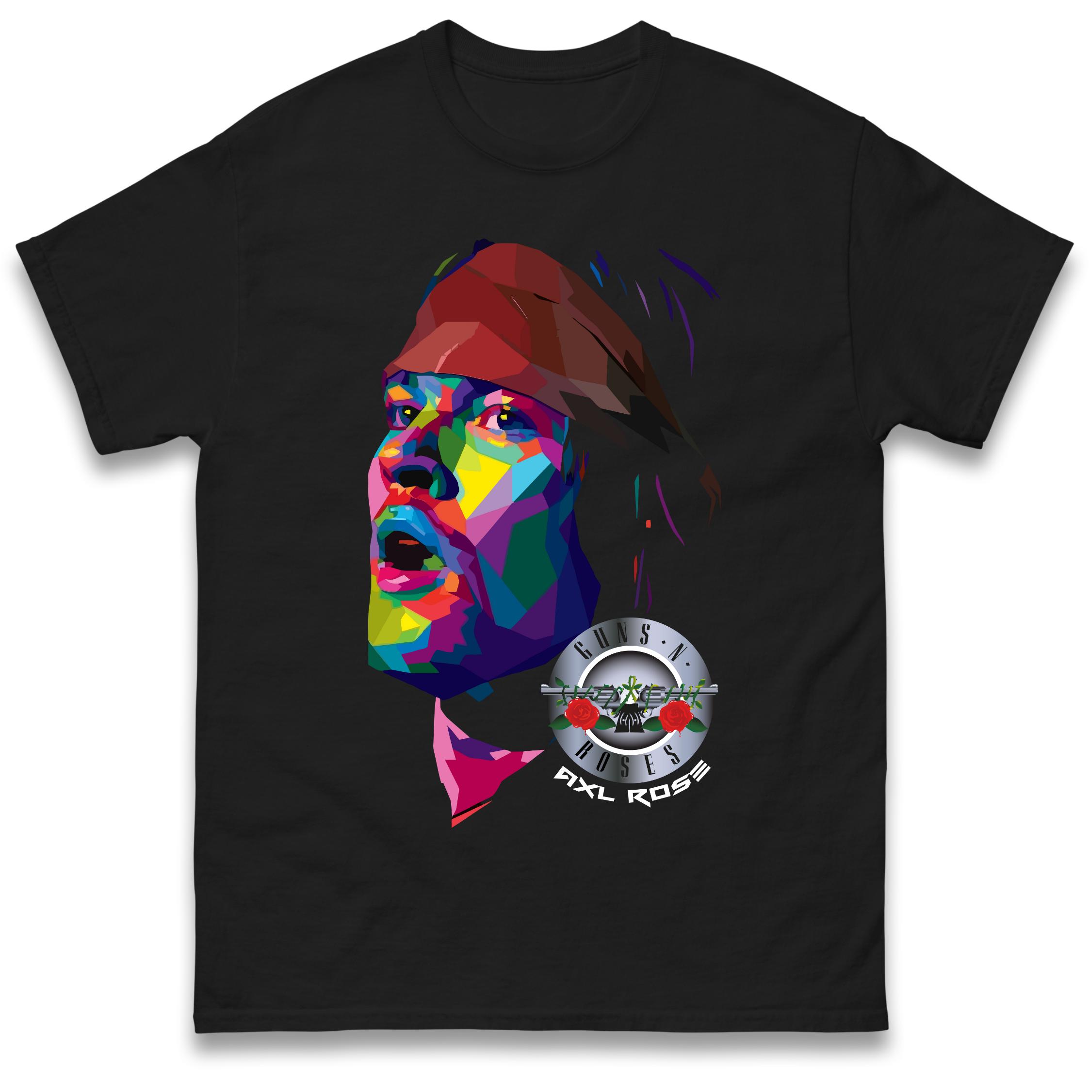 Guns n Roses Axl Rose Mens T Shirt Womens Tops Tees M