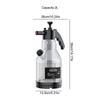Side-Opening Lid Snow Foam 2L Capacity Pressure Spray Bottle Car Wash Sprayer  Floor Cleaning