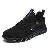 Trend fashion casual breathable fly-woven sports men's shoes 2025 summer light breathable men's trendy shoes 2025