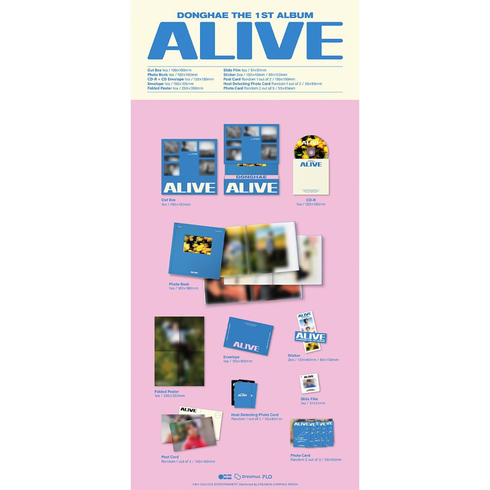 [Pre-order] DONGHAE - ALIVE (The 1st Album)