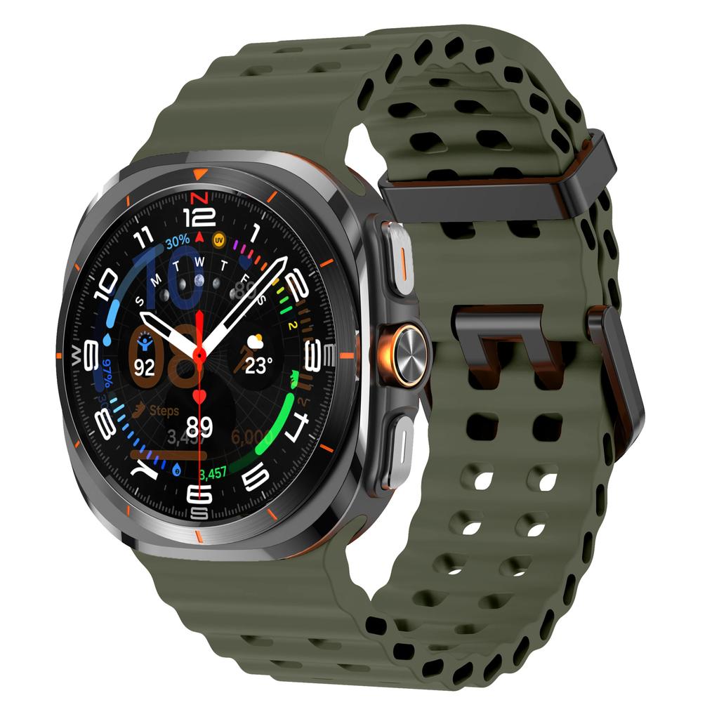 Silicone Watch Band For Samsung Galaxy Watch 8 Ultra- Strap Replacement Rubber Wristband Bracelet Accessories For Galaxy Watch 8/Ultra/Ultra2025