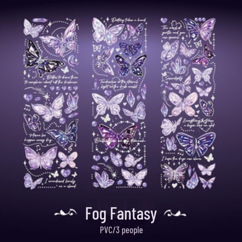 Mr. Paper Prince Star Dream 3D Flat Sticker - Creative PVC Handbook Material