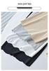 Women's Ice Silk Safety Shorts: Anti-Exposure, Non-Rolling Edge, Summer Thin, Two-in-One Extended Five-Point Base Layer.