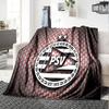 Psv Eindhoven Wappen Flanelldecke, Weiches Polyester, Modernes Design, Ganzjahres für Camping, Reisen, Geschenke für Feiertage oder Geburtstage