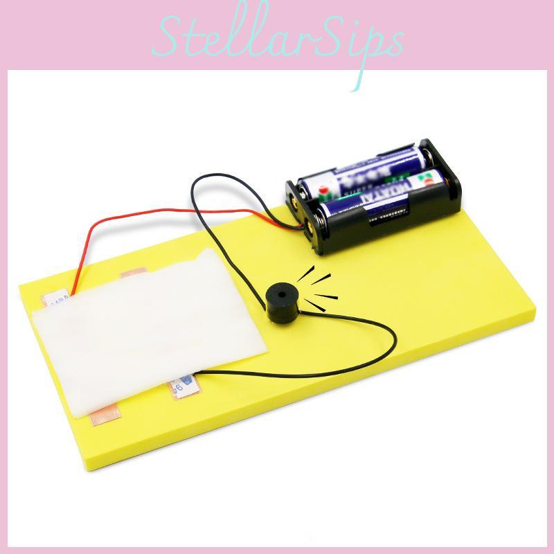 Science Experiment Diy Rain Alarm Kit With Physics Materials For Childrens Educational Activity