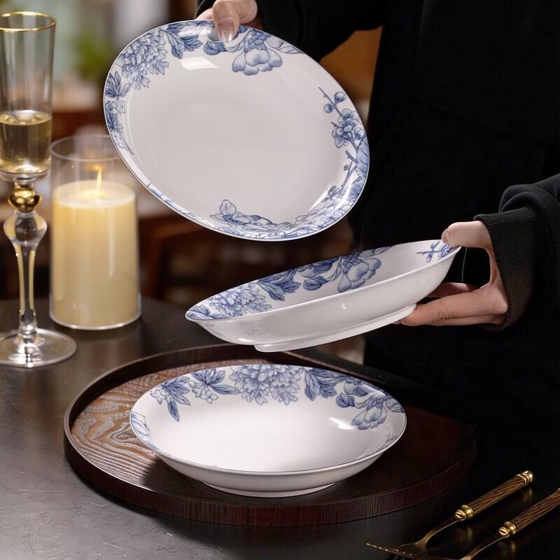 Jingdezhen Underglaze Ceramic Dinnerware Set