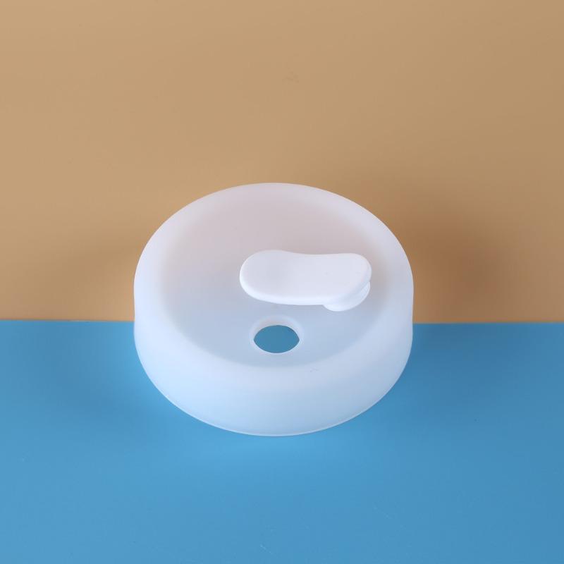 Double-hole Cover, Straw Silicone Cap, Buckle Silicone Cover, Cute, Cartoon, Dust-proof, Can Accommodate Large Straw