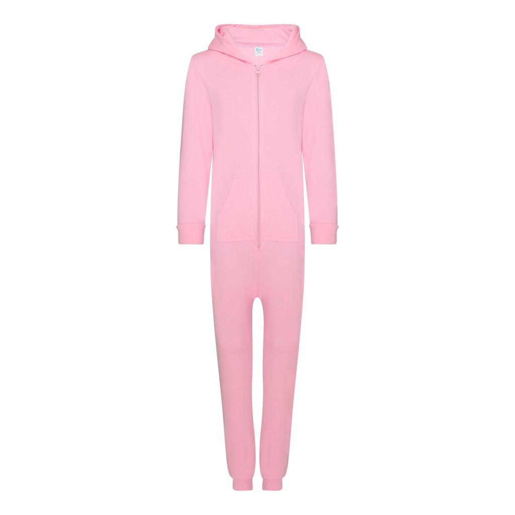 Comfy Co Childrens Unisex Plain All In One / Onesie