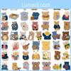 Cute Teddy Bear Graffiti Stickers Set Of 100 Perfect For Decorating Your Luggage And Notebooks