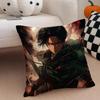 AAttack on Titan Cushion Cover Linen Pillow Case Soft Breathable Protective Couch Room Decoration